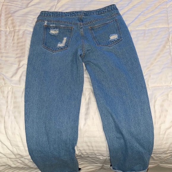 Signature8 Pants & Jumpsuits Signature8 Half Denim Half Sweatpants